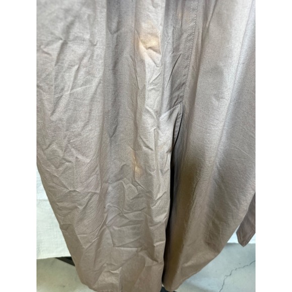 Pierre Cardin Mens Double Breasted Trench Coat Tan Zip Out Liner 44R Cotton - Picture 4 of 9